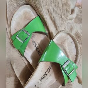 Birkenstock Madrid Lime Green Women's Size 38